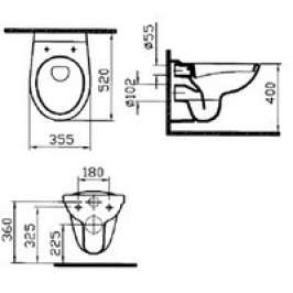 Унитаз подвесной VitrA Normus 6855B003-0101